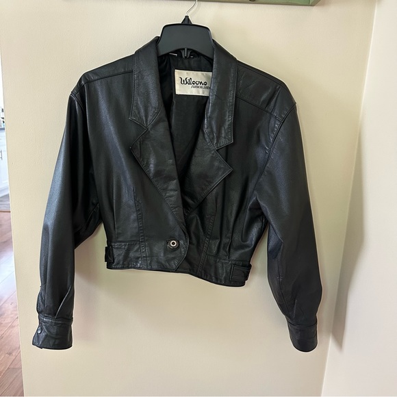 Wilsons Leather Vintage Leather Cropped Jacket - Picture 7 of 15